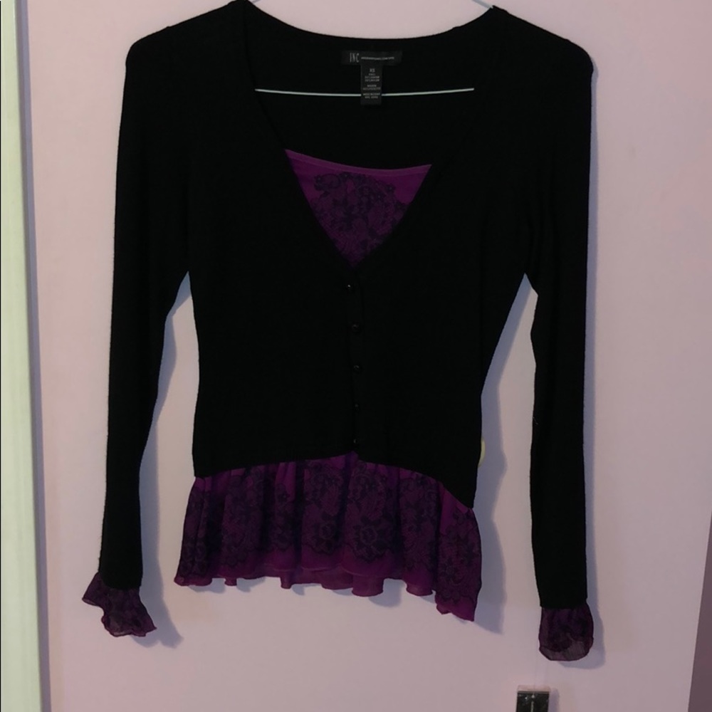 INC work blouse